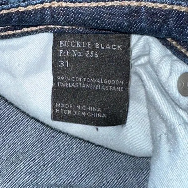 Buckle Black Fit No. 256 Stretch Cuffed Jean - Image 5