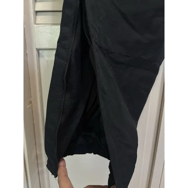 Skillcraft Army Pants Size M Black Lined Pockets Elastic/Cord Hem Zip Ankle - Image 3