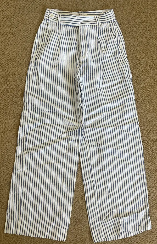 Madewell Striped Linen Pants - Image 3