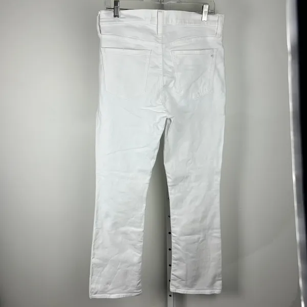 NWT Madewell Mid-Rise Kick Out Crop White Jeans Size 25‎ Denim Pants - Image 6