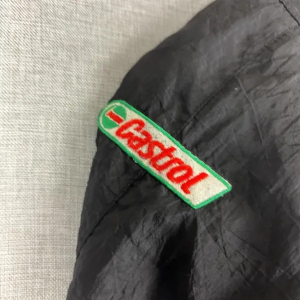 Miami Dolphins Jacket Mens 2XL Black NFL Logo Athletic Pullover Windbreaker - Image 5