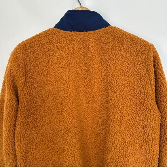 St. John’s Bay Sherpa Pullover Sweater‎ Womens Size XL Roasted Pecan 1/4 Zip - Image 11