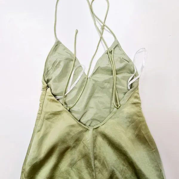 MORE TO COME Regina Maxi Dress in Green Small - Image 6