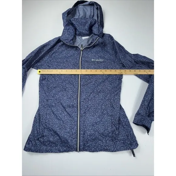Columbia Women's Switchback Lightweight‎ Hooded Jacket Size S Blue - Image 4