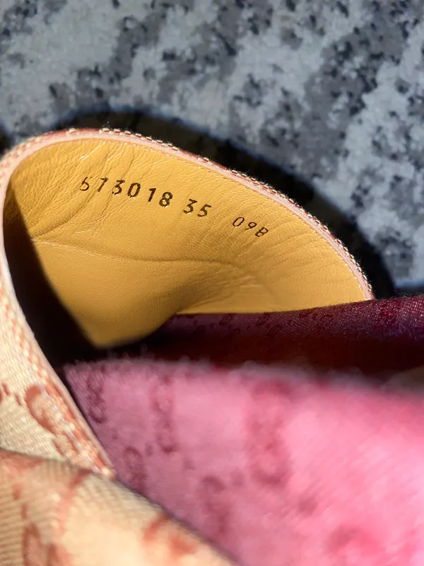 Gucci GG Supreme Platform Sandal Size 35 - Image 6