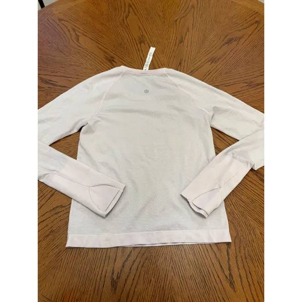 Lululemon Swiftly Tech Long Sleeve 2.0 Women 4 Pink Lavender Activewear Top - Image 7