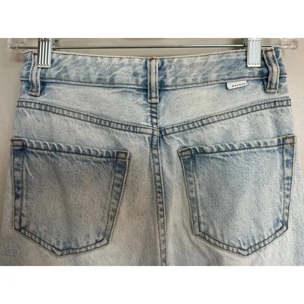 PacSun High Waisted Light Blue Baggy Jeans Women's Sz 24 - Image 5
