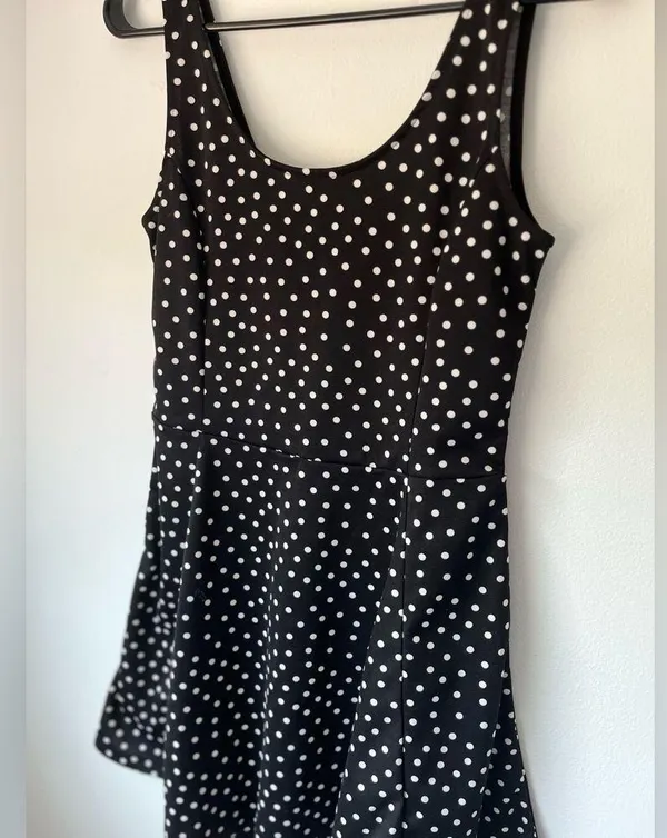H&M polka dot dress Size 10 - Image 3