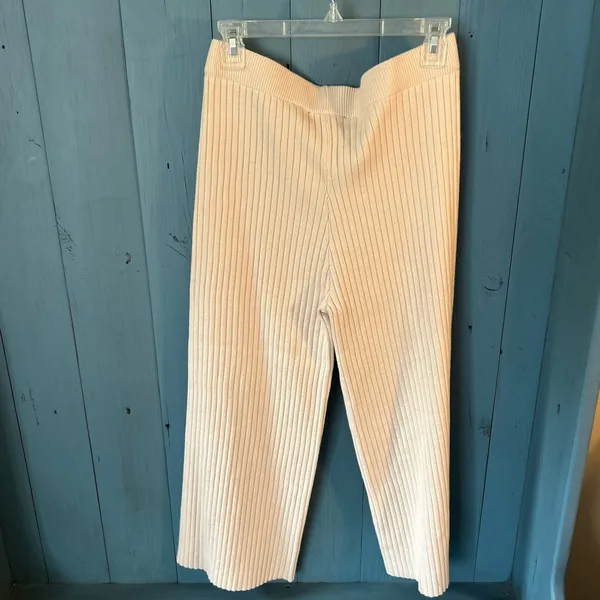 Lulus Cream Sweater Drawstring Pants | Size Medium-Like New - Image 6