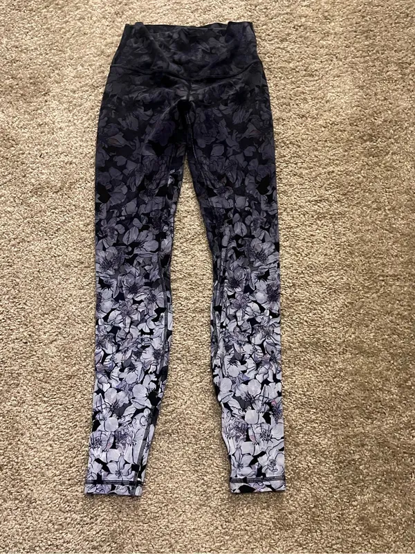 Lululemon align pant 28” nightfall Blossom size 4 - Image 3