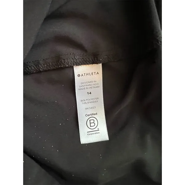 Athleta Women's All Day Skort Black Size 14 Athletic Skirt with Pockets - Image 5
