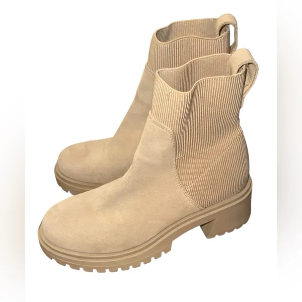 STEVE MADDEN Holley Leather Upper Boots Size 9 - Image 2