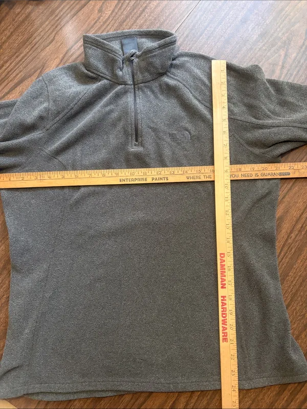 The North Face Women’s Large Gray Half Zip Fleece Pullover - Image 5