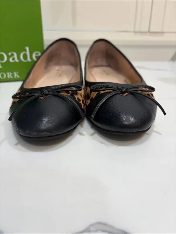 Kate Spade leopard flats - Image 2