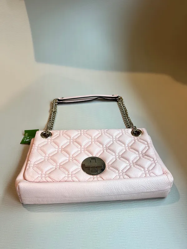Kate Spade New York Cynthia Astor Court Quilted Shoulder Bag – Blush Pink NWT - Image 2
