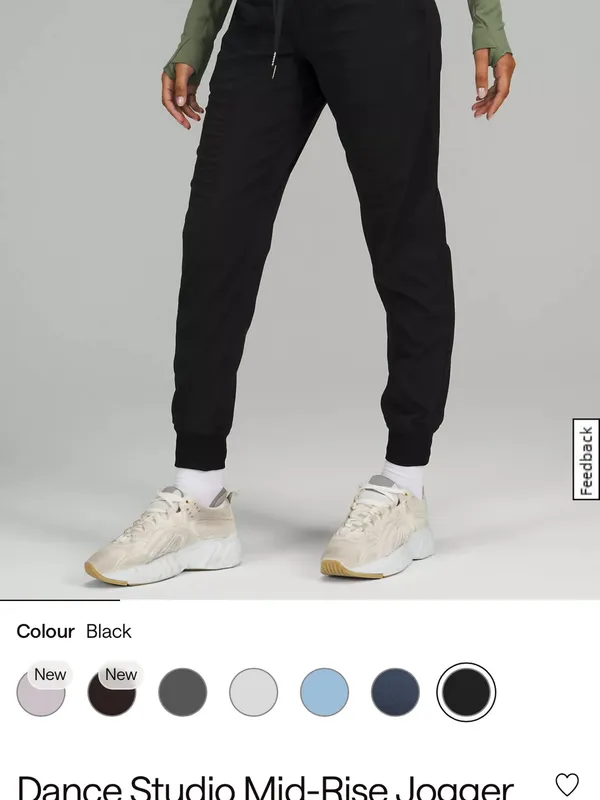 Lululemon⁠ Dance Studio Mid-Rise Jogger Size 4 Black - Image 2