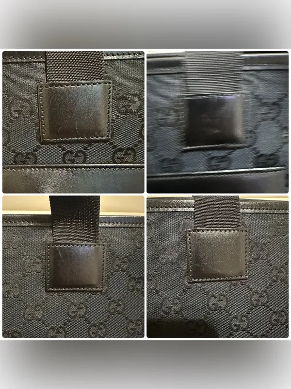 Gucci Black GG Shoulder Tote - Image 10