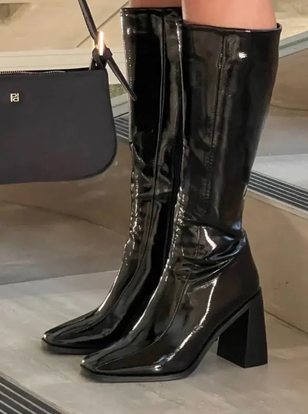Princess Polly Boots Black - Image 2
