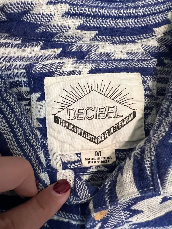 Decibel Blue Jacket Size M - Image 6