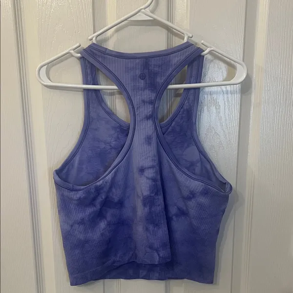Lululemon Ebb to Street Cropped Racerback Tank Top. - Image 4