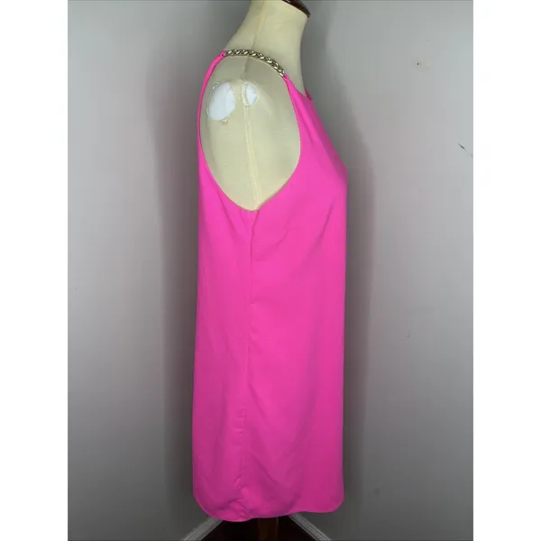 Lilly Pulitzer Adrienne Dress in Raz Berry Hot Pink Sz 8 - Image 5
