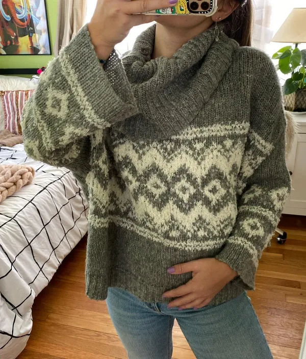 Free People Oversized Chunky Sweater - Image 2