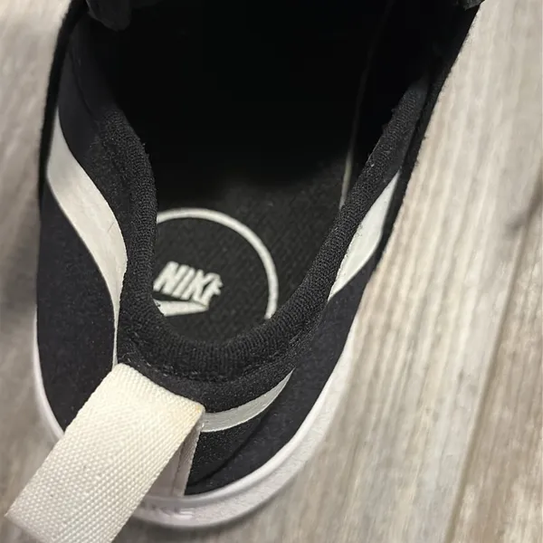 Nike Court Vision Alta TXT Size 7.5 Black/White Shoes Women CW6536-001 - Image 12