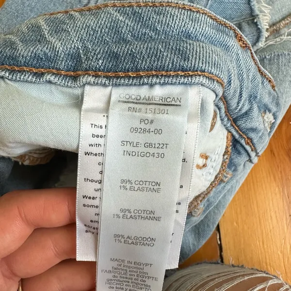 Good American Bombshell Denim Shorts • Light Blue Jean Shorts • Size 2/26 - Image 6