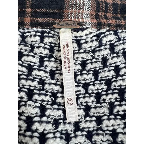 Free People Fireside Nights Plaid Button Down Shirt XS‎ - Image 6
