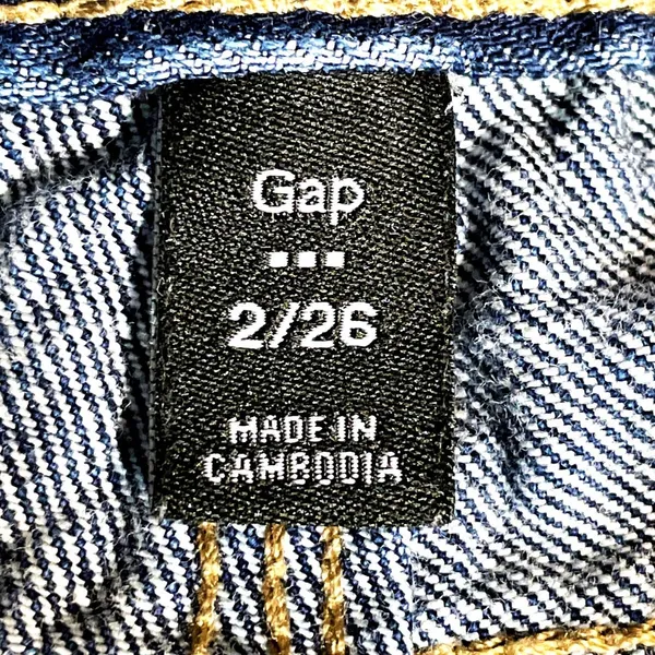 Gap Booty Denim Destroyed Jean Shorts 100% Cotton - Image 3