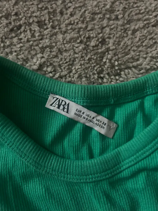 ZARA Cropped Shirt - Image 2