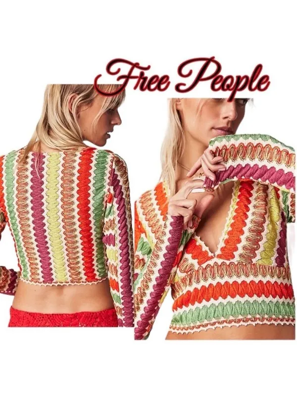 Free People Twist and Shout Top Size Large - Image 2