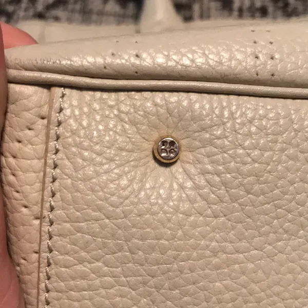Kate Spade cream pin hole medium tote, 3 pocket‎ - Image 4