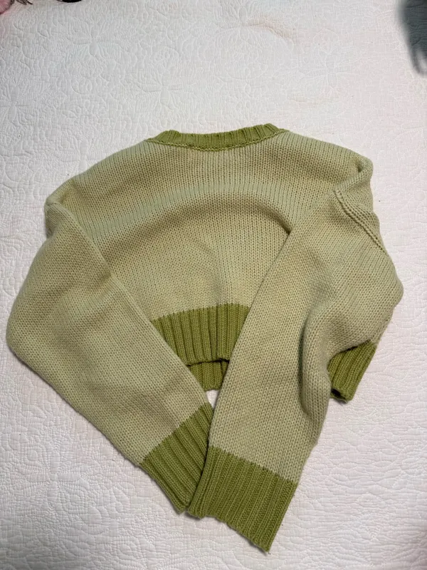 American Threads Sweater Cropped - Image 2