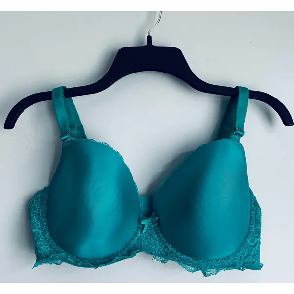 Victoria's Secret Bra Dream Angels Demi 38D Turquoise - Image 2