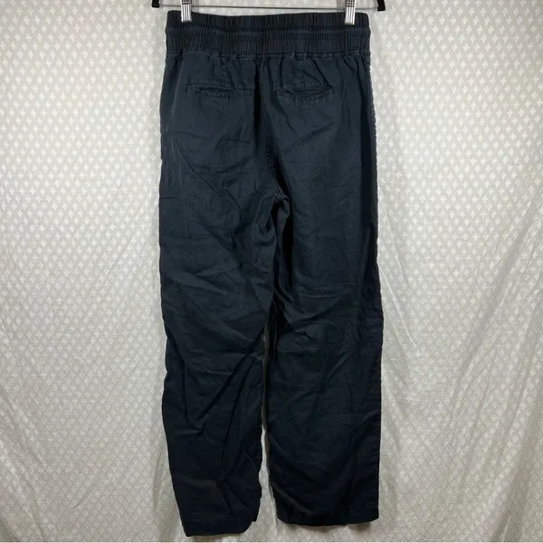 Athleta Black Cabo Linen Wide Leg‎ Pants - Image 5