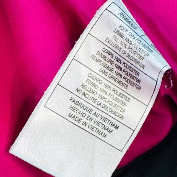 Nike Sportswear Vest Puffer Sleeveless Full Snap Black Pink L‎ Fuschia Gorpcore - Image 4