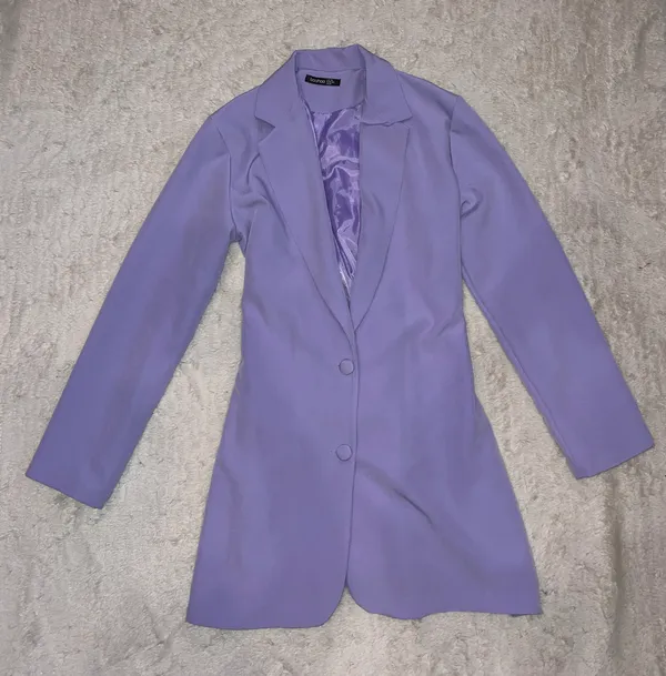 Boohoo Lilac Blazer Dress - Image 2