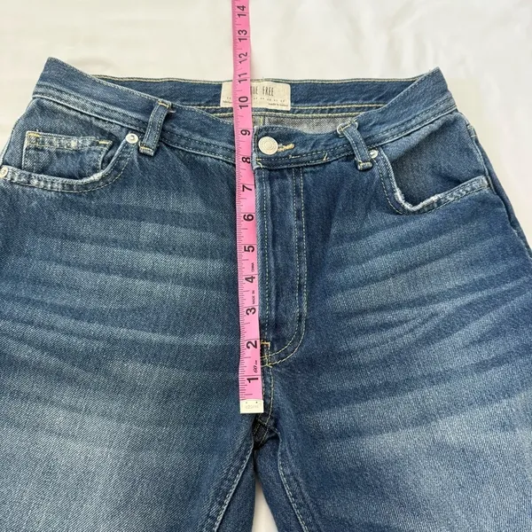 Free People We The‎ Free Women's Denim Jean Pants Distressed Raw Hem Boho Casual - Image 4