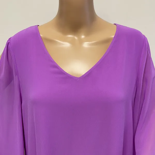 Gianni Bini Long Opened Sleeved Swing Style Short Dress - Image 2