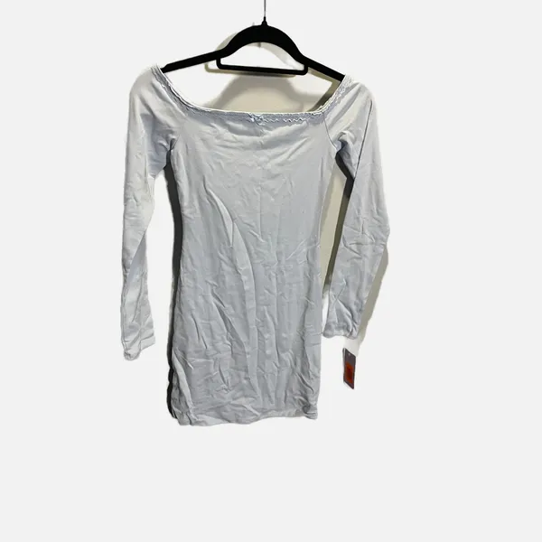 Wild Fable Womens Off The Shoulder Lace Trim‎ Mini Dress Light Blue XS NWT - Image 2