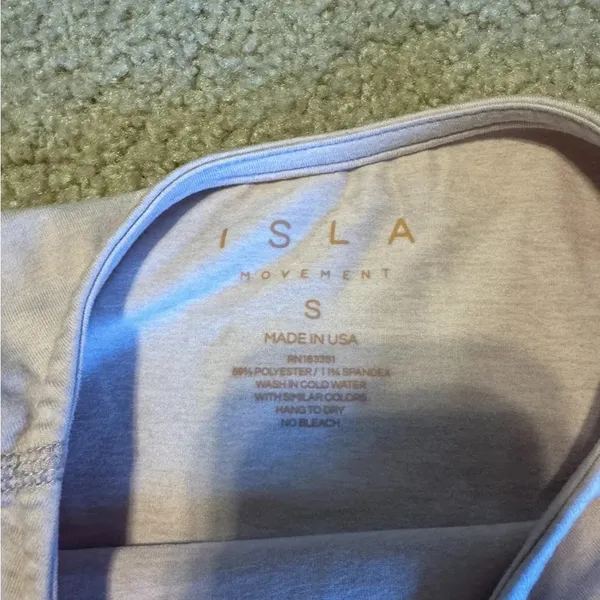 Pink isla movement open back long sleeve crop‎ - Image 2
