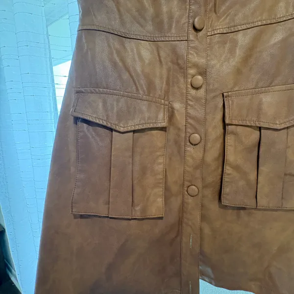 Stories Leather Dress - Image 3