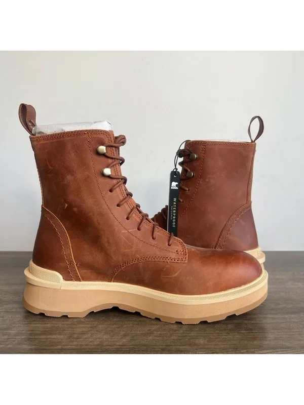 SOREL NEW Women’s Hi-Line Lace Waterproof Boot Size 8 #B1459 - Image 8