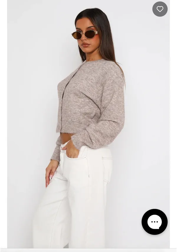 White Fox Boutique Cardigan - Image 3