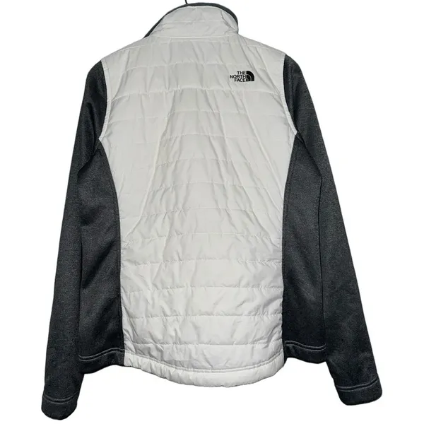 THE NORTH FACE Women's Size M White Charcoal Gray ThermoBall Activewear Jacket - Image 4