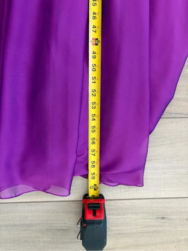 JS Collections Purple Sleeveless Chiffon V Neck A Line Formal Maxi Gown 6 - Image 13