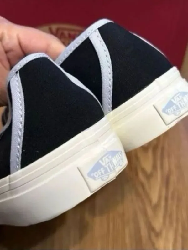 VANS off the wall Mary Jane black buckle shoes sneakers women’s 7.5 new - Image 4