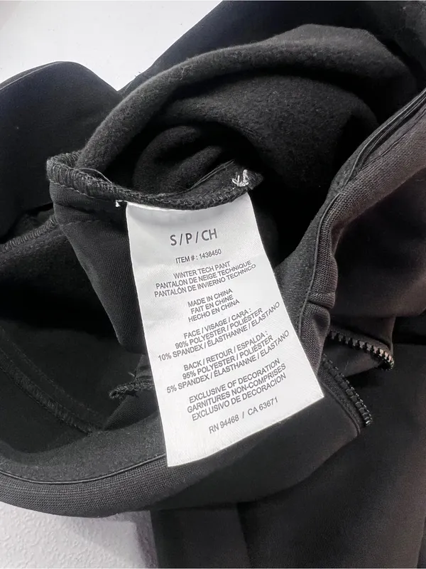 HFX Ladies'‎ Winter Tech Pull-On Pant Fleece Lined High Rise Size S - Image 8