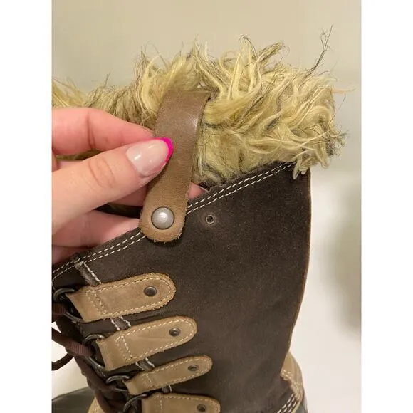 Sorel Joan of the Artic Winter Snow Boots Brown Size‎ 7 - Image 8
